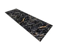 RugsX Carpet, Runner Allure 1963 Marble - Structural, Stylish, Glamour Black / Gold 70X200 Cm