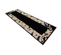 RugsX Carpet, Runner Allure 1965 Frame - Structural, Stylish, Glamour Black / Gold 70X300 Cm