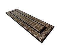 RugsX Carpet, Runner Allure 1968 Greek Key, Frame - Structural, Stylish, Glamour Black / 80X300 Cm