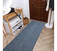 RugsX Carpet, Runner Sisal Sion A5165A Melange Flat Woven Navy Blue 60X200 Cm