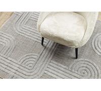 RugsX Carpet Santo Sisal 1001 Geometric Grey 80X150 Cm