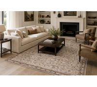 RugsX Carpet Wool Nain Ornament, Frame, Vintage 1540/51655 Grey Beige 80X150 Cm