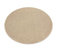 RugsX Casablanca Loom Rug in Beige | Size: 80 cm diameter RUGSX Beige 80 cm diameter