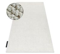 RugsX Casablanca Loop Rug in White | Size: 250 cm x 350 cm RUGSX White 250 cm x 350 cm
