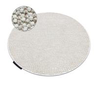 RugsX Casablanca Loop Rug in White | Size: 80 cm diameter RUGSX White 80 cm diameter