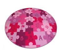 RugsX Circle Puzzle Rug in Purple | Size: 150 cm diameter RUGSX Purple 150 cm diameter