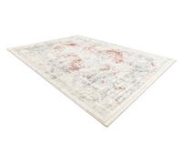 RugsX Distin 0100B Pink / Powder / White Modern Carpet - Ornament, Vintage, 80X150 Cm