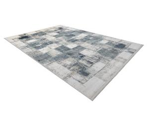 RugsX Distin 0143A Navy Blue / Blue / White Modern Carpet - Geometric, Vinta 80X150 Cm
