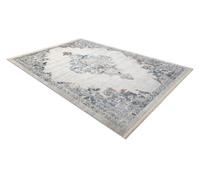 RugsX Distin 0826A White / Blue / Light Green Modern Carpet - Ornament, Vint 80X150 Cm