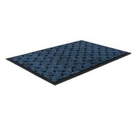 RugsX Antislip Vectra Doormat in Blue | Size: 50 cm x 80 cm RUGSX Blue 50 cm x 80 cm