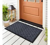 RugsX Antislip Vectra Doormat in Grey | Size: 50 cm x 80 cm RUGSX Grey 50 cm x 80 cm