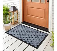 RugsX Antislip Vectra Doormat in Grey | Size: 50 cm x 80 cm RUGSX Grey 50 cm x 80 cm