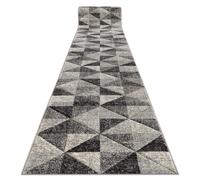 RugsX Feel 5672/16811 Runner in Grey | Size: 70 cm x 260 cm RUGSX Grey 70 cm x 260 cm