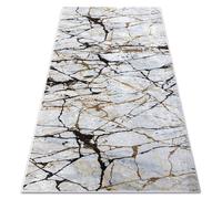 RugsX Fitted Anti-Slip Rug in Beige | Size: 150 cm x 300 cm RUGSX Beige 150 cm x 300 cm