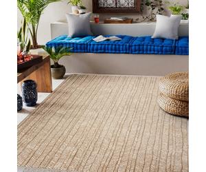 RugsX Flat 48964265 Sisal Carpet Chevron - Natural Beige Straw Color, String 80X150 Cm