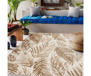 RugsX Flat 48977256 Sisal Carpet Palm Leaves - Natural Beige Straw Color, String 160X230 Cm