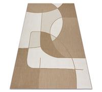 RugsX Flat Rug in Beige | Size: 120 cm x 170 cm RUGSX Beige 120 cm x 170 cm