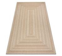 RugsX Flat Rug in Beige | Size: 140 cm x 200 cm RUGSX Beige 140 cm x 200 cm