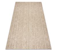 RugsX Flat Rug in Beige | Size: 80 cm x 150 cm RUGSX Beige 80 cm x 150 cm