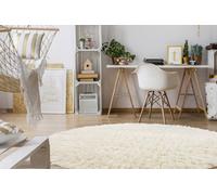 Rugsx Flokati Woolen Circle Circle 180 Cm