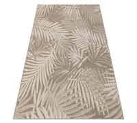 RugsX Floorlux Rug in Beige | Size: 60 cm x 110 cm RUGSX Beige 60 cm x 110 cm