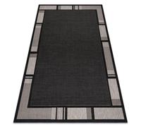 RugsX Floorlux Rug in Black | Size: 160 cm x 230 cm RUGSX Black 160 cm x 230 cm