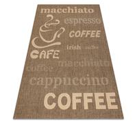 RugsX Floorlux Rug in Brown | Size: 160 cm x 230 cm RUGSX Brown 160 cm x 230 cm