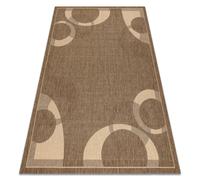RugsX Floorlux Rug in Brown | Size: 80 cm x 150 cm RUGSX Brown 80 cm x 150 cm