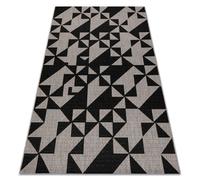 RugsX Floorlux Rug in Grey | Size: 200 cm x 290 cm RUGSX Grey 200 cm x 290 cm