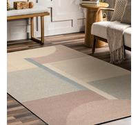 RugsX Flux 461.1.ae990 Wool Carpet Osta - Geometric, Structural, Loft Cream Beige 80X140 Cm