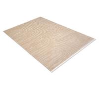 RugsX Froje 1774 Lines Carpet Scandinavian Style, Textured, Modern Beige 80X150 Cm