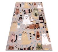 RugsX Fun Rug in Beige | Size: 240 cm x 330 cm RUGSX Beige 240 cm x 330 cm