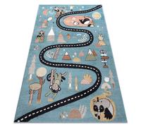 RugsX Fun Rug in Blue | Size: 240 cm x 330 cm RUGSX Blue 240 cm x 330 cm
