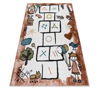 RugsX Fun Rug in Pink | Size: 140 cm x 190 cm RUGSX Pink 140 cm x 190 cm
