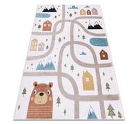 RugsX Fun Rug in Yellow | Size: 240 cm x 330 cm RUGSX Yellow 240 cm x 330 cm