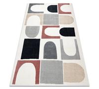 RugsX Fusion Rug in White | Size: 140 cm x 190 cm RUGSX White 140 cm x 190 cm