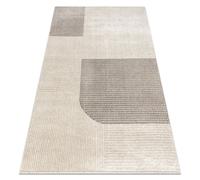 RugsX Carpet Fusion 0805 Cream Beige - Geometric, Modern, Abstract 80X150 Cm