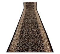 RugsX Heat-Set Royal Runner in Black | Size: 150 cm x 260 cm RUGSX Black 150 cm x 260 cm