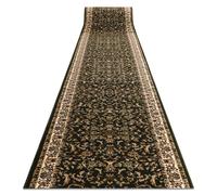 RugsX Heat-Set Royal Runner in Green | Size: 90 cm x 370 cm RUGSX Green 90 cm x 370 cm