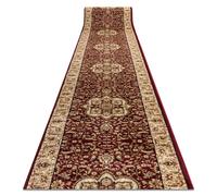 RugsX Heat-Set Royal Runner in Red | Size: 120 cm x 330 cm RUGSX Red 120 cm x 330 cm