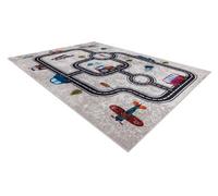RugsX Junior 52242.801 Washing Carpet City, Streets For Children Anti-Slip - 160X220 Cm