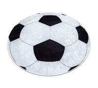 RugsX Junior Rug in White | Size: 80 cm diameter RUGSX White 80 cm diameter