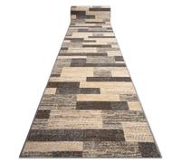 RugsX Karmel Deski Runner in Grey | Size: 80 cm x 400 cm RUGSX Grey 80 cm x 400 cm