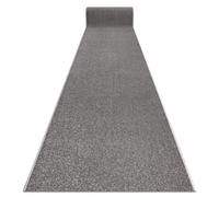 RugsX Karmel Plain Runner in Grey | Size: 140 cm x 300 cm RUGSX Grey 140 cm x 300 cm