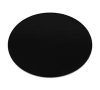 RugsX Lindo Rug in Black | Size: 120 cm diameter RUGSX Black 120 cm diameter