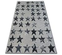 RugsX Lisboa Rug in Black | Size: 160 cm x 230 cm RUGSX Black 160 cm x 230 cm