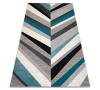 RugsX Lisboa Rug in Grey | Size: 120 cm x 170 cm RUGSX Grey 120 cm x 170 cm