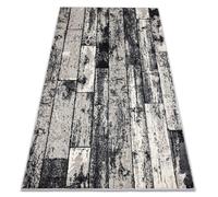 RugsX Lisboa Rug in Grey | Size: 80 cm x 150 cm RUGSX Grey 80 cm x 150 cm