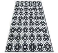 RugsX Lisboa Rug in Grey | Size: 80 cm x 150 cm RUGSX Grey 80 cm x 150 cm