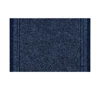 RugsX Malaga Doormat in Blue | Size: 66 cm x 310 cm RUGSX Blue 66 cm x 310 cm